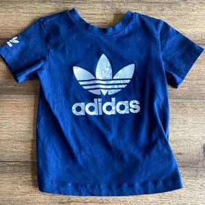 Adidas 2-3 years 2T 3T navy tshirt